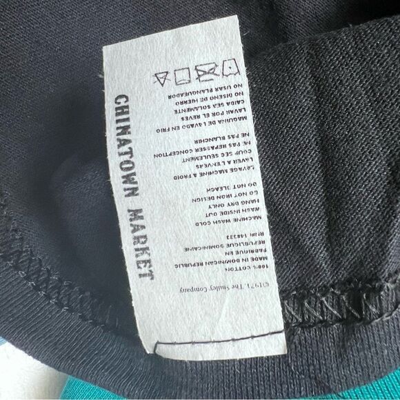 Chinatown Market Back 2 Back Championship Cotton Shirt Black Small NWT - Picture 5 of 5